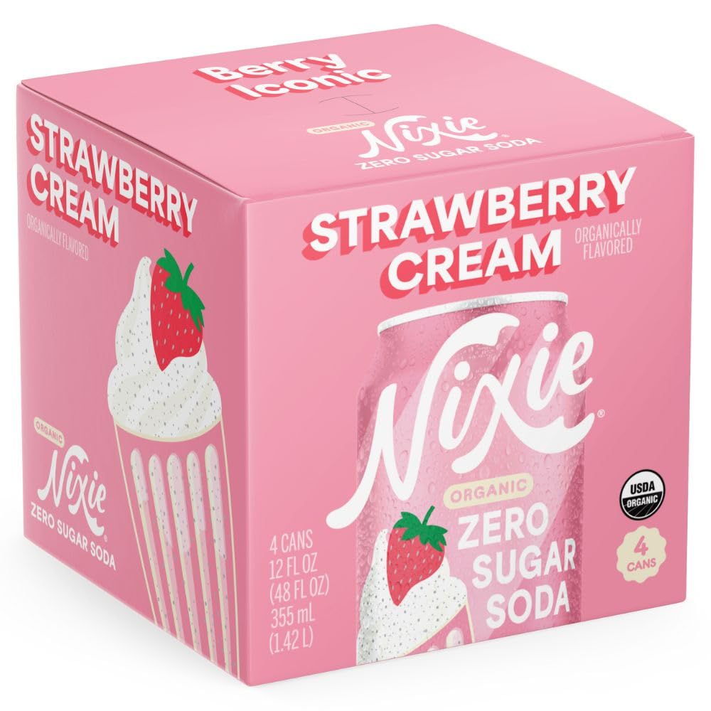 Nixie Organic Zero-Sugar Sodas, 4 pk | Whole Foods Market